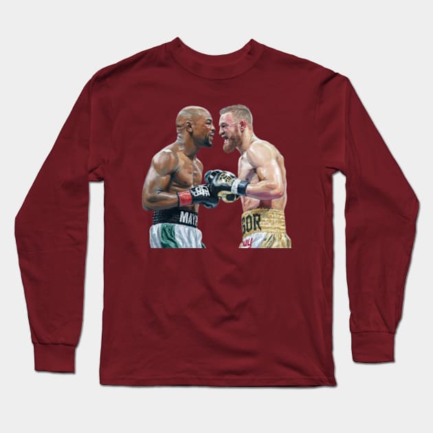 Mayweather vs mcgregor Long Sleeve T-Shirt by TshirtMA